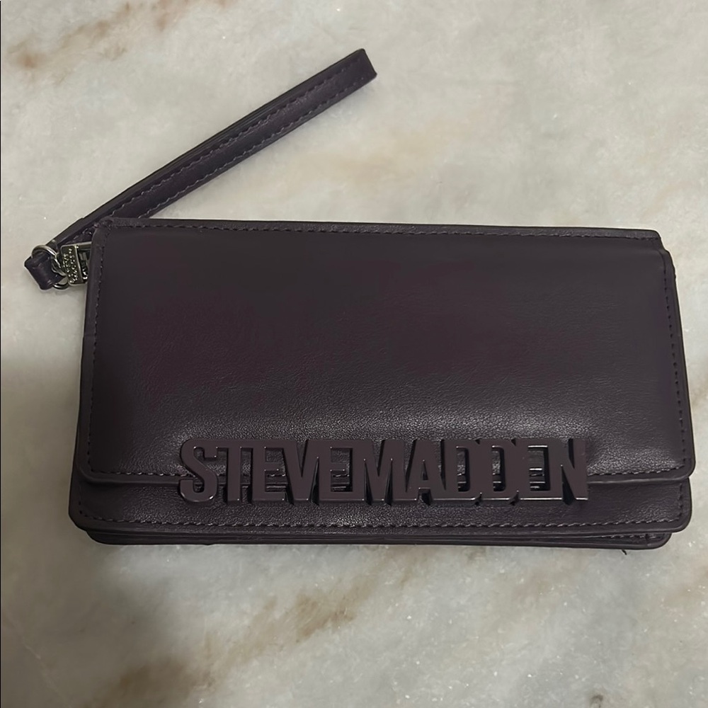 Steve Madden Purple Wristlet